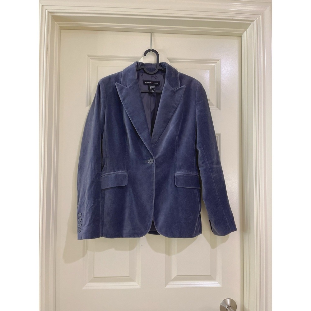 new york company women corduroy blazer‎ size 4
